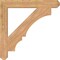 Ekena Millwork Balboa Craftsman Smooth Bracket, Western Red Cedar, 5 1/2"W x 44"D x 44"H BKT06X44X44BOA04SWR - alternate 3